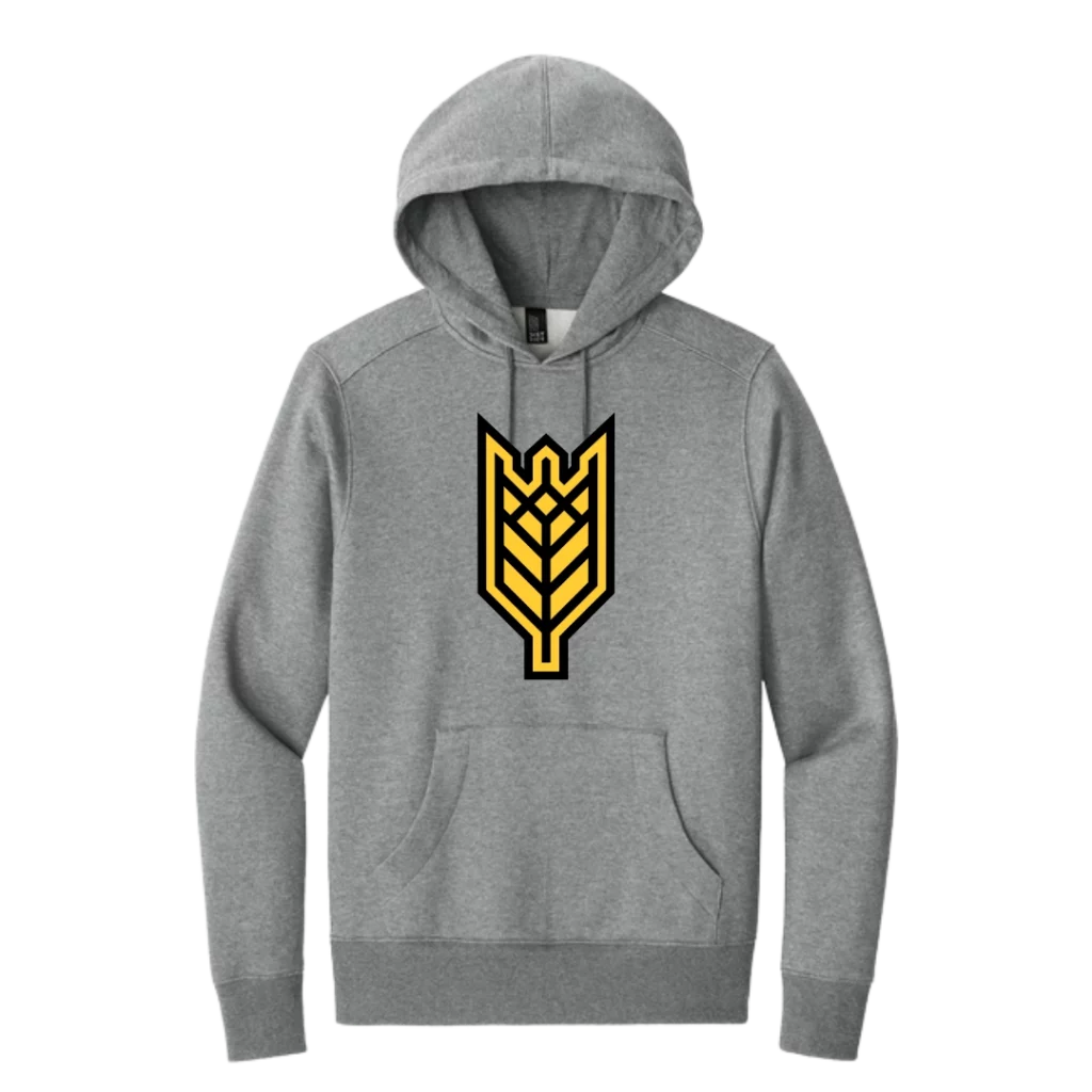 Wheat Stalk Logo Fleece Hoodie